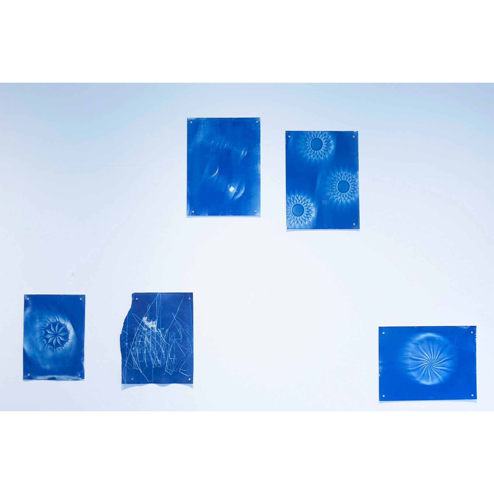 Jens Sundheim<br>《 unique cyano type prints 》001